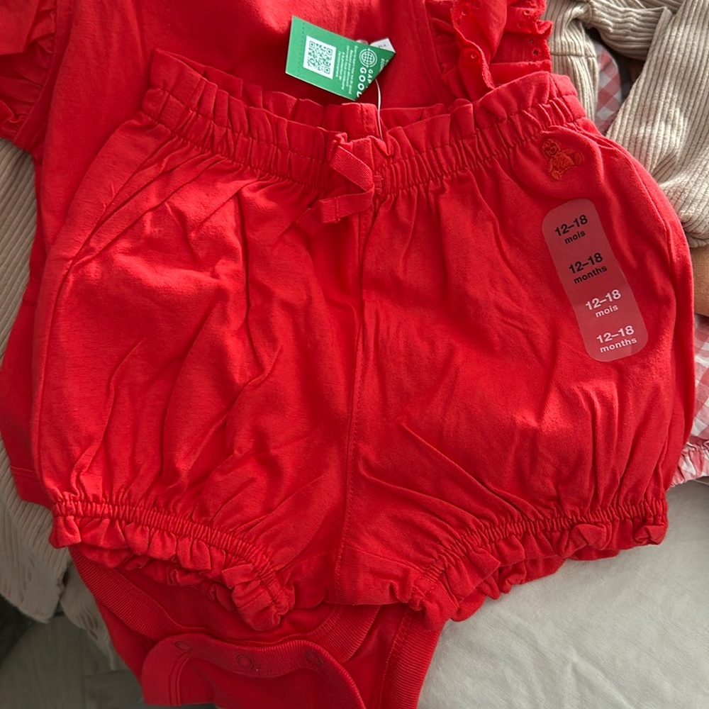 Girls outfit shorts, and top